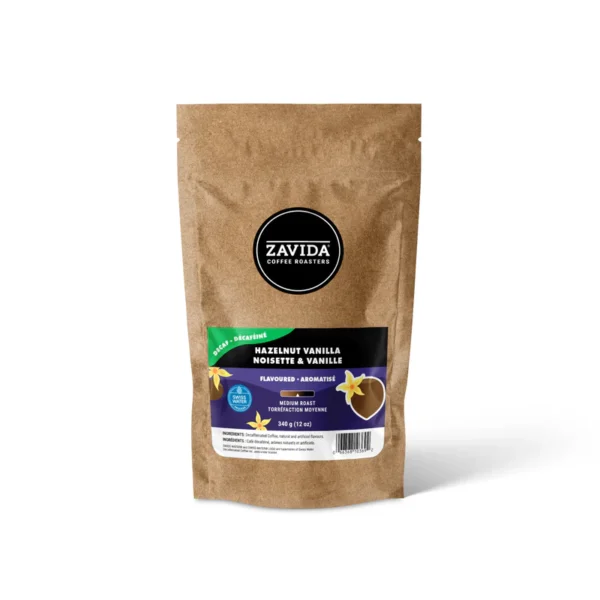 ZAVIDA Coffee Decaf Hazelnut & Vanilla 340 g